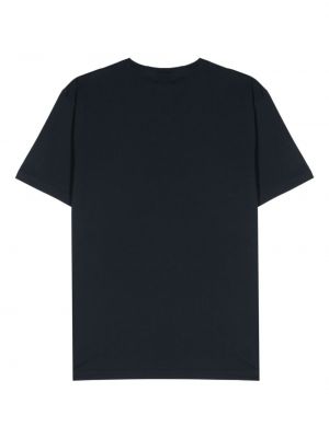 T-shirt en coton à imprimé Woolrich bleu