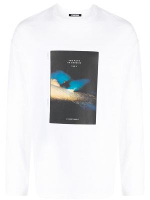 Βαμβακερή μπλούζα με σχέδιο Spoonyard λευκό