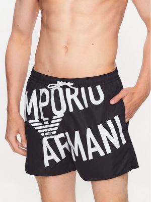 Pantaloni scurți Emporio Armani negru
