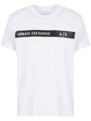 Tricou din bumbac cu imagine Armani Exchange