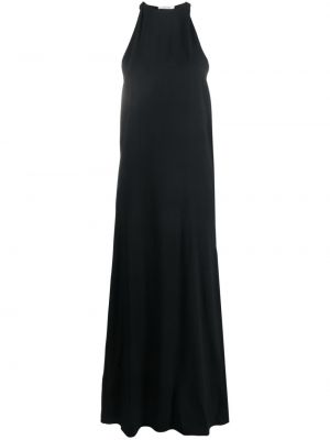 Αμάνικη μάξι φόρεμα ντραπέ Gauchere μαύρο