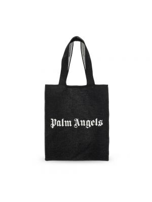 Shopper à imprimé Palm Angels noir