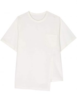 Asimetriškas marškinėliai Y-3 balta