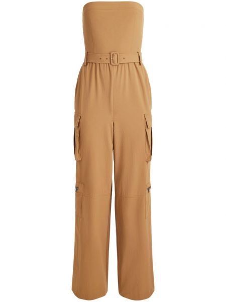 Lang jumpsuit Alice + Olivia brun