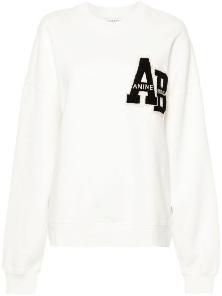 Bomuld sweatshirt Anine Bing hvid