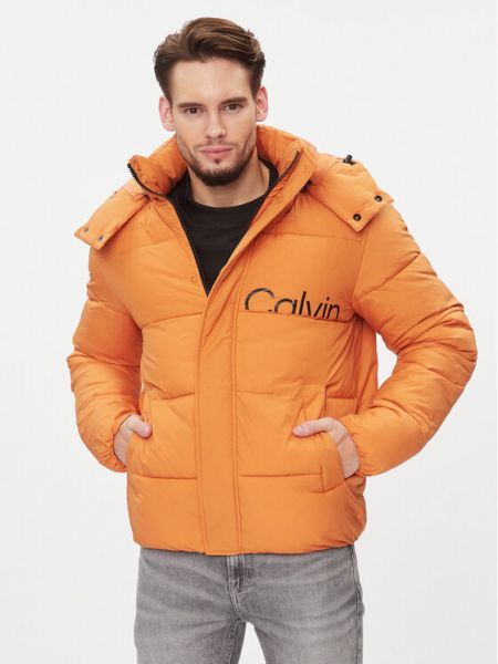 Teksajakk Calvin Klein Jeans oranž