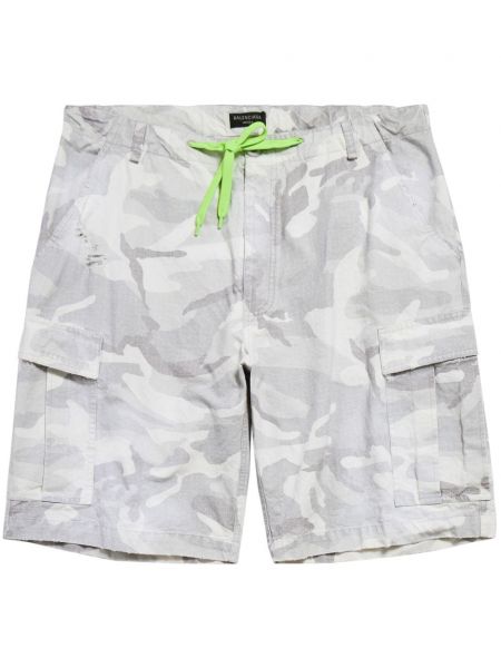 Cargo shorts aus baumwoll mit print Balenciaga