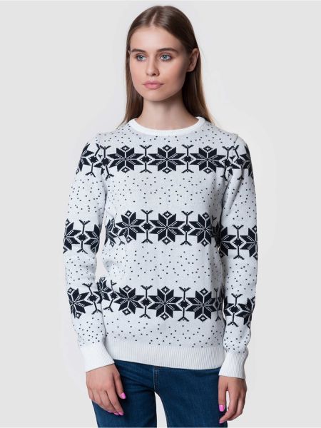 Бавовняний светр Arber білий