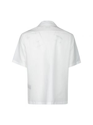Koszula z krótkim rękawem Ermenegildo Zegna biała