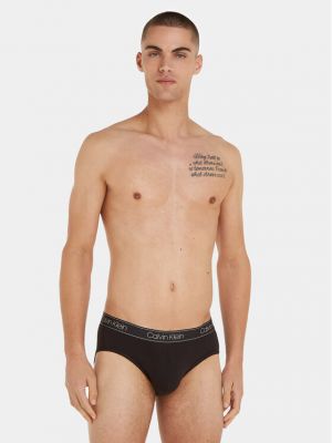 Priliehavé slipy Calvin Klein Underwear čierna