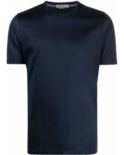Camiseta de cuello redondo Corneliani azul