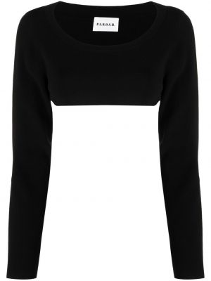 Crop top P.a.r.o.s.h. svart