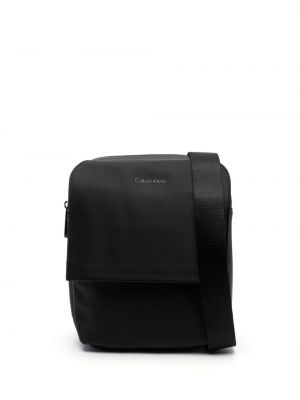 Taška s potiskem Calvin Klein černá