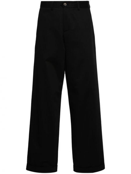 Černé rovné kalhoty Société Anonyme