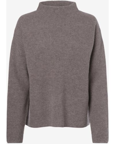 Marie Lund - Damski sweter z wełny merino, beżowy