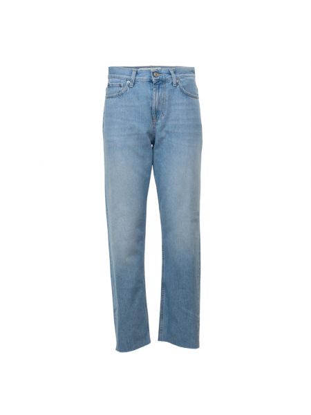 High waist straight jeans Roy Roger's blau