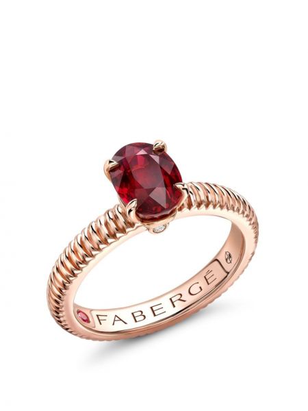 Пръстен от розово злато Fabergé
