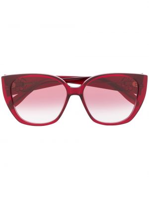 Gafas de sol con efecto degradado Alexander Mcqueen Eyewear rojo