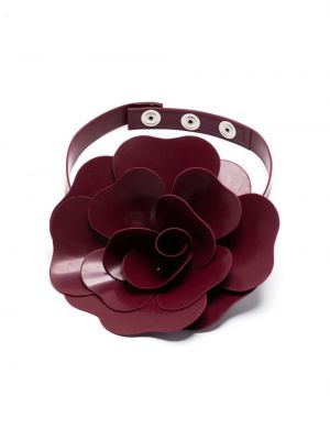 Ogrlica s cvetličnim vzorcem Philosophy Di Lorenzo Serafini rdeča