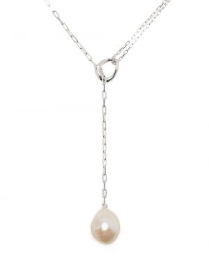 Ogrlica z perlami Dinny Hall srebrna