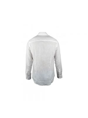 Camisa de lino manga larga Moorer blanco