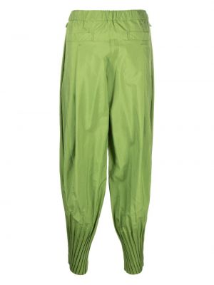 Spodnie Homme Plisse Issey Miyake zielone