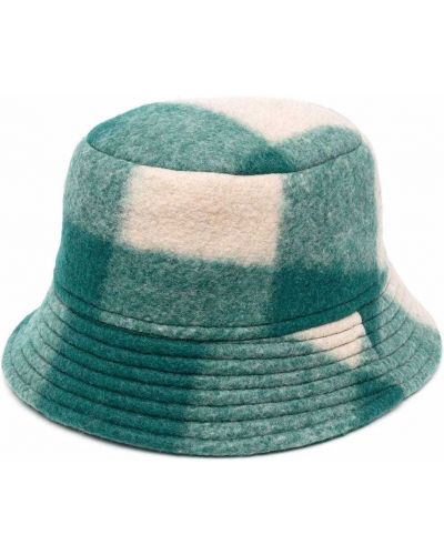Sombrero a cuadros Isabel Marant verde