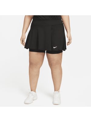 Mini spódniczka z falbankami Nike czarna