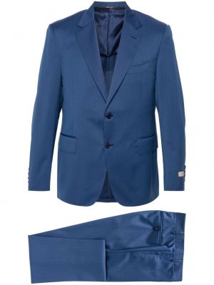 Ukrojena obleka Canali modra