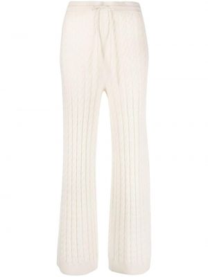 Παντελόνι με ίσιο πόδι Toteme λευκό