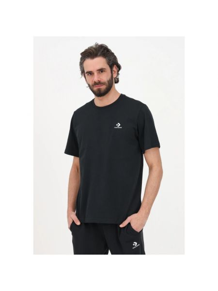 Camiseta con bordado casual Converse negro