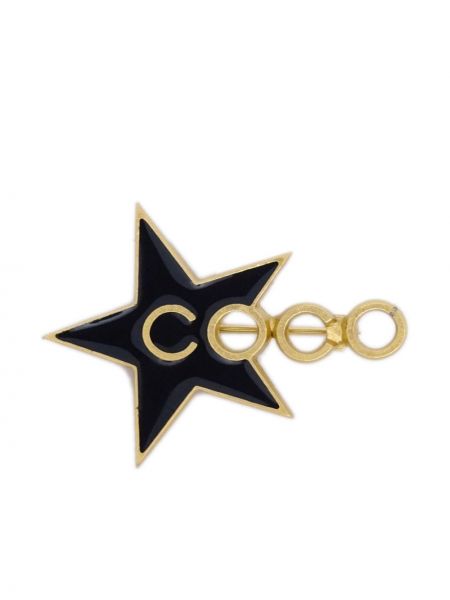 Csillag mintás bross Chanel Pre-owned aranyszínű