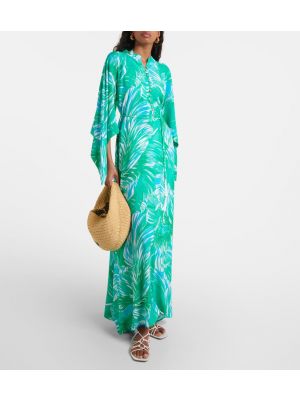 Robe longue à imprimé Melissa Odabash vert