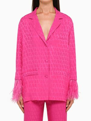 Розовый пиджак Valentino