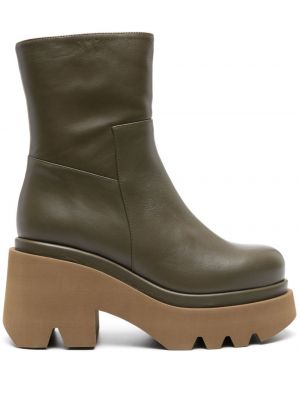 Leder ankle boots Paloma Barcelo grün
