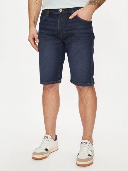 Shorts en jean slim Wrangler bleu