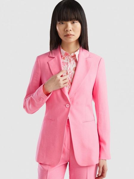 Пиджак United Colors Of Benetton розовый