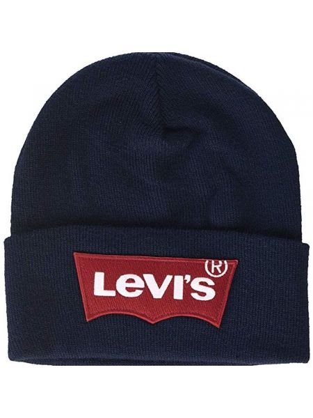 Oversized čiapka Levi's modrá