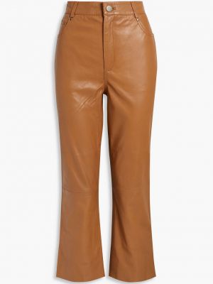 Кожаные брюки Walter Baker коричневые