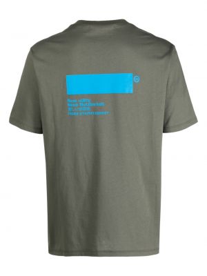 T-shirt aus baumwoll mit print Affix grün