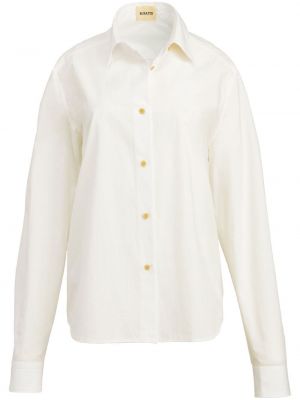 Памучна риза Khaite бяло
