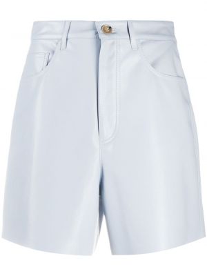 Pantalones cortos de cintura alta Nanushka azul