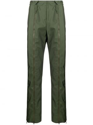 Pantaloni dritti con cerniera Post Archive Faction verde