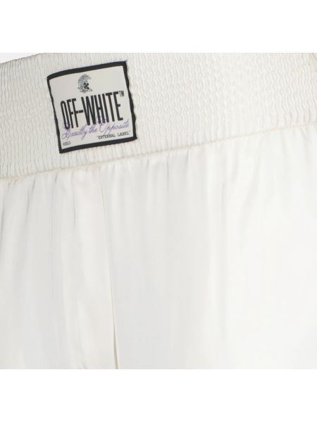 Pantalones de raso Off-white blanco