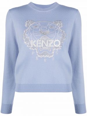 Brodert lang topp Kenzo blå