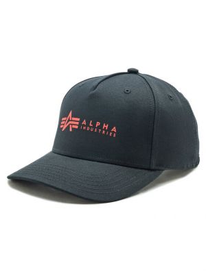 Șapcă din bumbac Alpha Industries negru