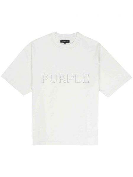 Βαμβακερή μπλούζα Purple Brand