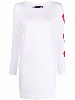 Платье с вырезом Love Moschino, белый