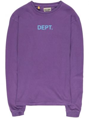 T-krekls ar apdruku Gallery Dept. violets