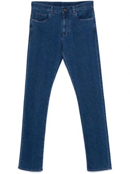 Jeans med lommer Canali blå